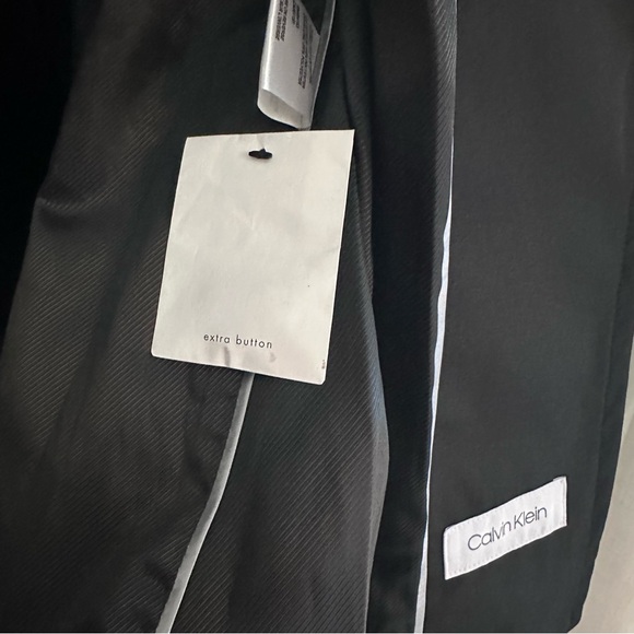 Calvin Klein Petite trench coat hooded double breasted skirted raincoat - Picture 11 of 16